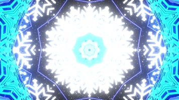 霓虹雪地赛博朋克