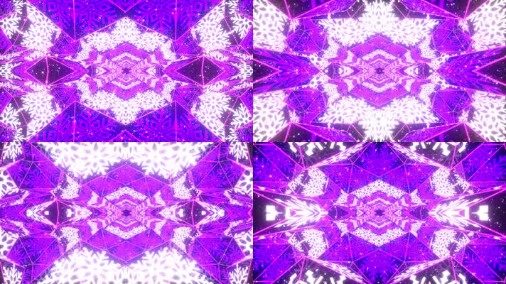 霓虹雪地赛博朋克