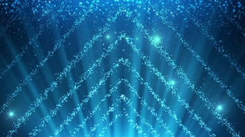 4K蓝色粒子光效背景