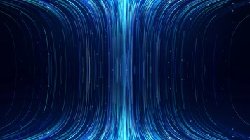 4K唯美蓝色粒子背景