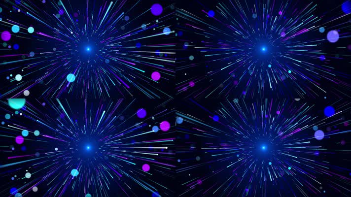 4K彩色粒子光斑背景