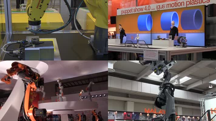 德国国际工业展览会工业4.0机械臂