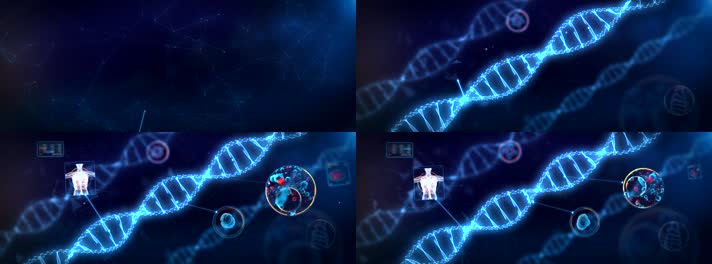 科技DNA粒子汇聚