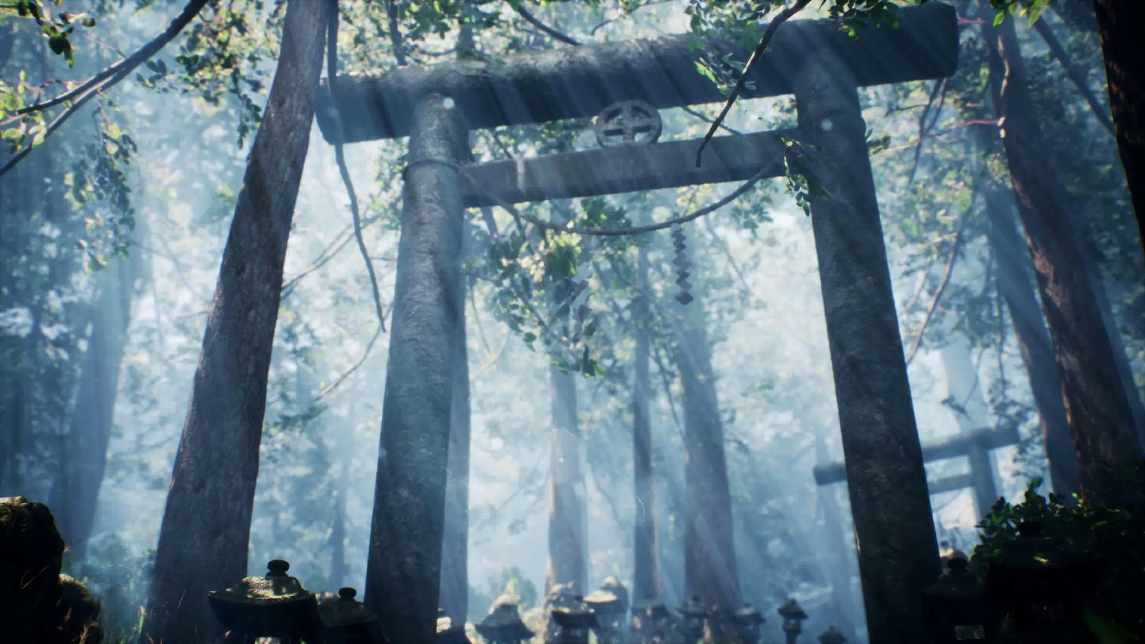  古刹三维3d，古迹古代建筑游戏环境3d动画