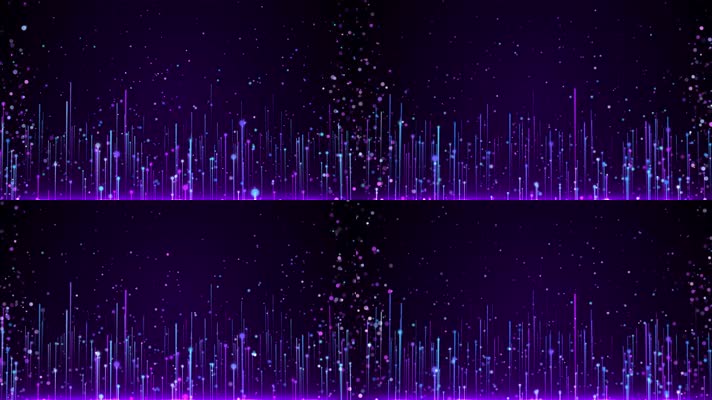 4K唯美彩色粒子背景