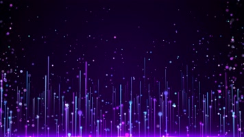 4K唯美彩色粒子背景