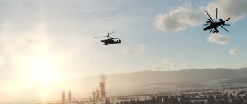 战争动画，坦克大战，战机轰炸