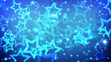 4K蓝色唯美光斑背景