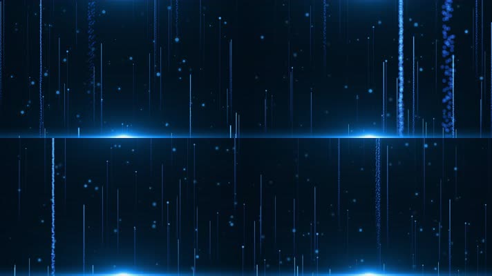 4K科技粒子背景光线流星雨（带透明通道）