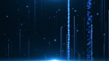 4K科技粒子背景光线流星雨（带透明通道）