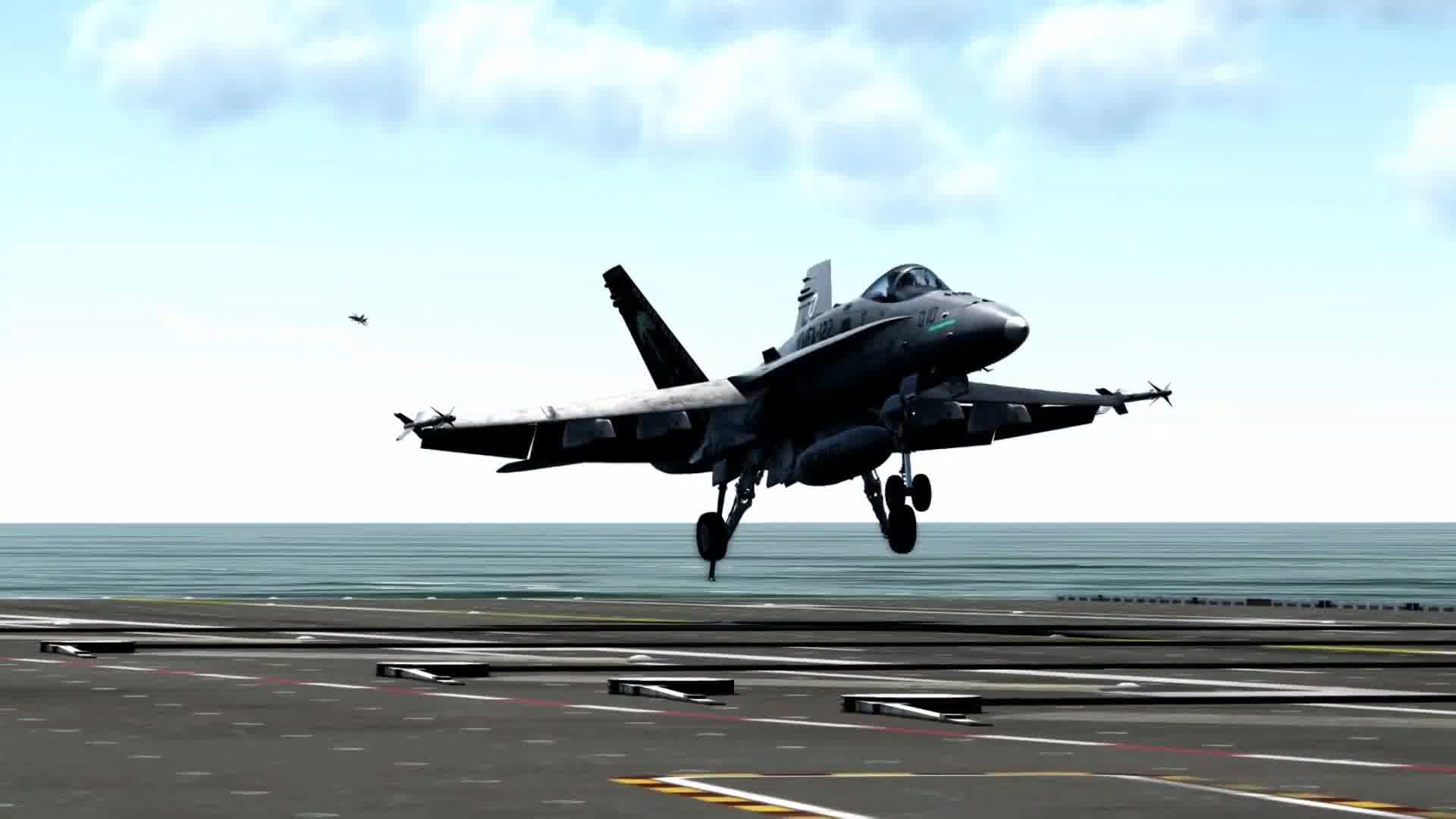 战争动画，航母战机，空战空袭