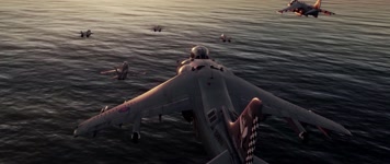 战争动画，航母战机，海上战机美国航