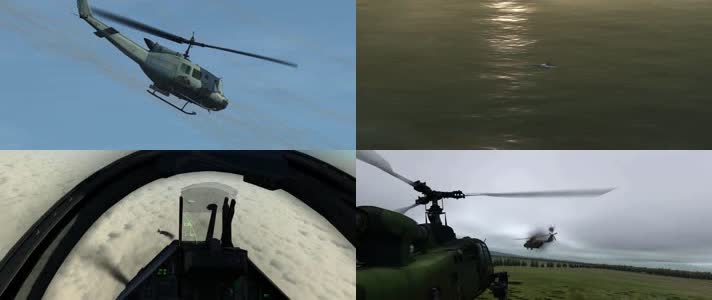 战争动画，各种战机作战攻击