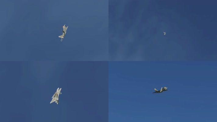 战争动画，隐形战斗机，隐形战机