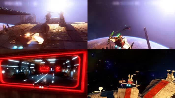 星球大战，宇宙飞船，科幻战争