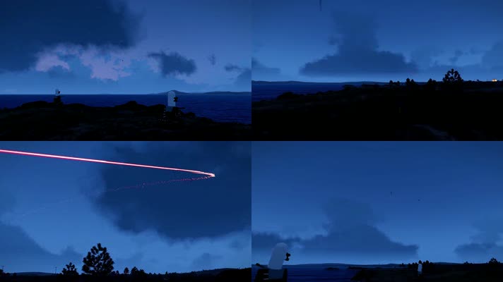 战争动画，密集阵近防炮攻击战机