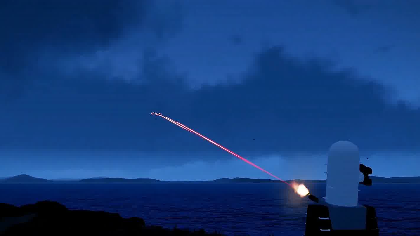 战争动画，密集阵近防炮攻击战机