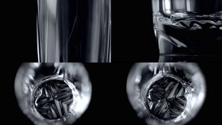 玻璃制品，水晶杯折射
