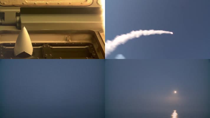 军事实拍，军舰垂直发射导弹