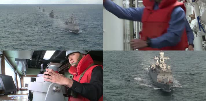 军事实拍，海军军演，武器发射