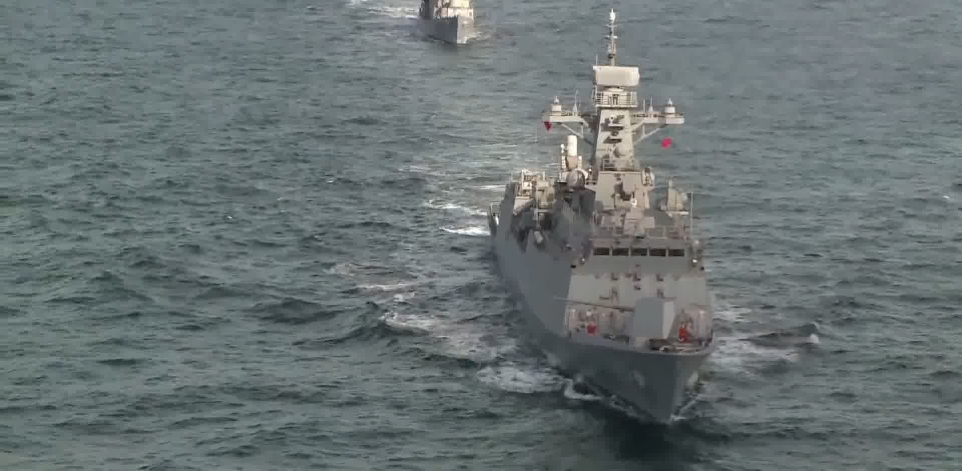 军事实拍，海军军演，武器发射