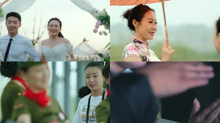 婚礼旗袍秀广场舞扭秧歌篝火晚会星光