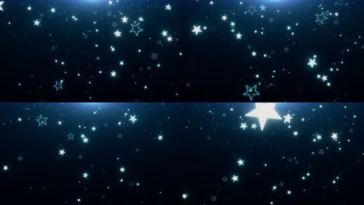 【4k】唯美星星飘落背景