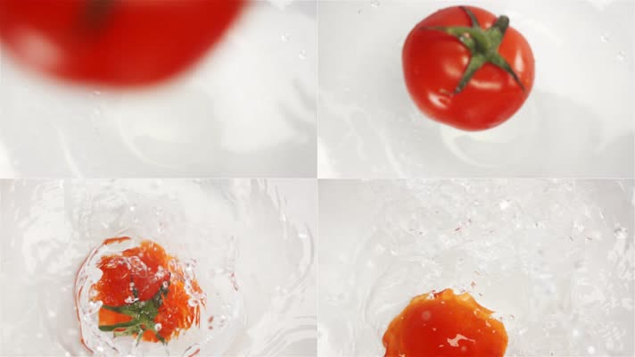 西红柿入水