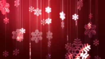 红色粒子，雪花晚会大屏幕