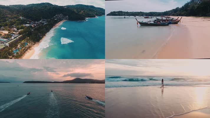 泰国普吉岛航拍美景视频
