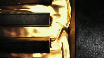 鎏金波浪 发光金色光效