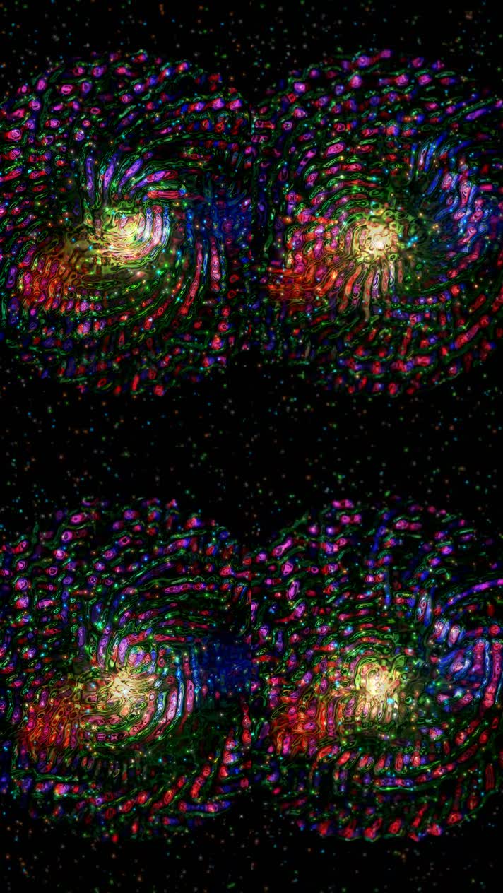 旋转粒子扩散，手机坚版