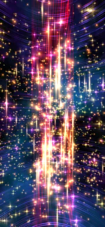 粒子宇宙，发光闪烁 