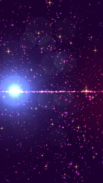 粒子宇宙，发光闪烁 