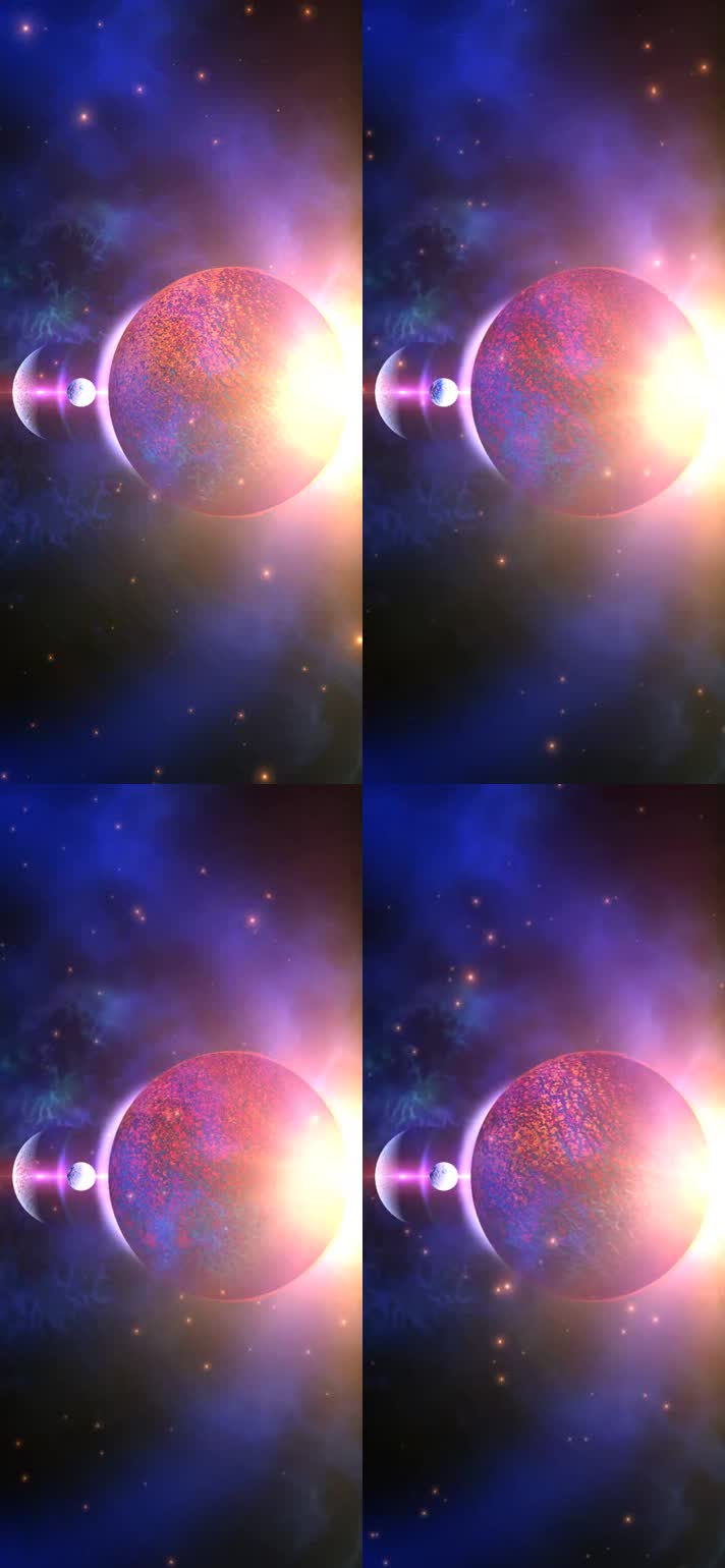 粒子宇宙，发光闪烁 