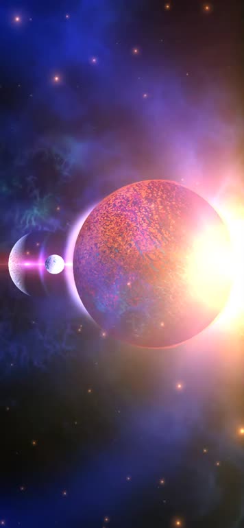 粒子宇宙，发光闪烁 