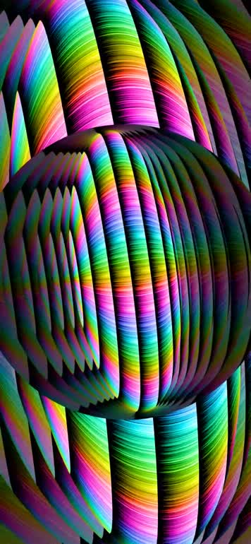 迷幻宇宙，螺旋漩涡扩散三维旋转迷幻