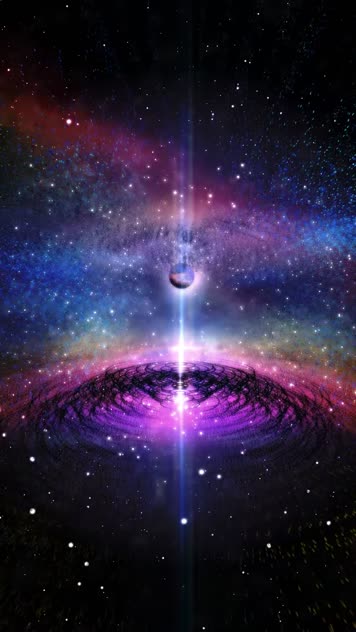 粒子宇宙，发光闪烁 