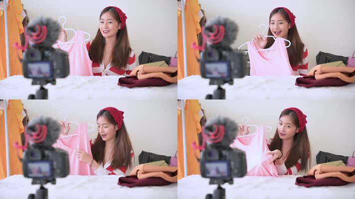 线上直播带货，网红主播