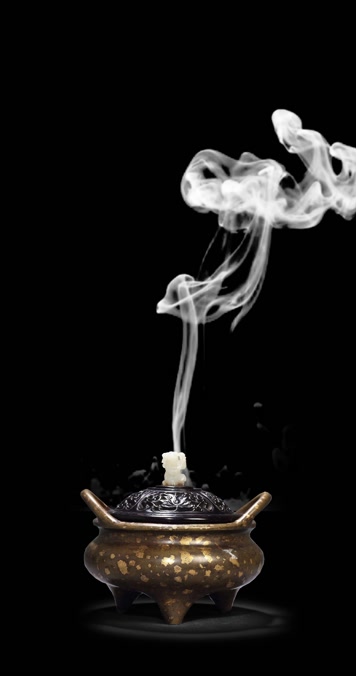 4K透明通道焚香炉