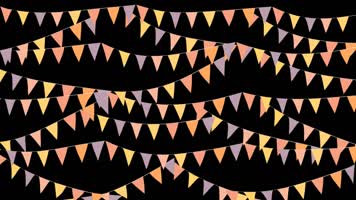 彩旗旗帜动态素材