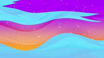 彩色绚丽，天空动画