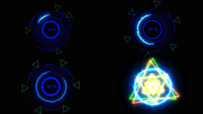 数字光阵，旋转弹出