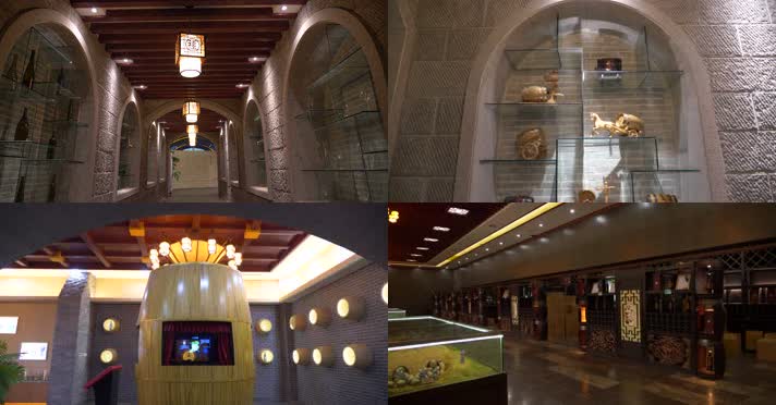 红酒博物馆模宣传展示