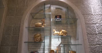 红酒博物馆模宣传展示