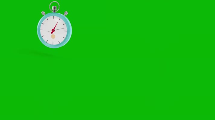 绿幕视频素材秒表