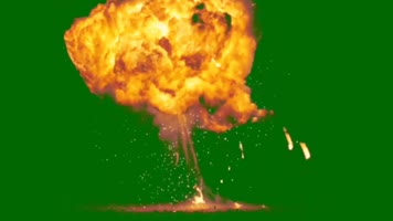 绿幕视频素材爆炸