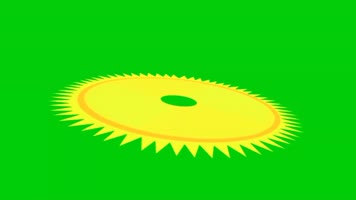 绿幕视频素材齿轮转盘