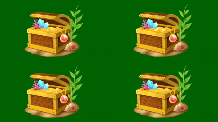 绿幕视频素材宝箱