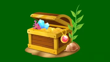 绿幕视频素材宝箱